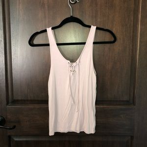 Pale pink tank top